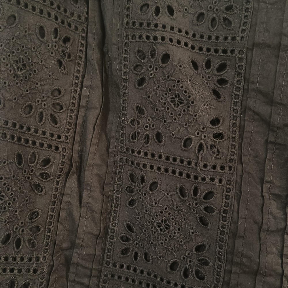 Black Eyelet Farm Rio Crop Top - image 2